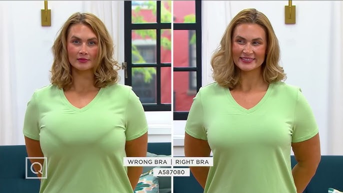 Evelyn & Bobbie Wirefree Ultra Lift Defy Bra on QVC 