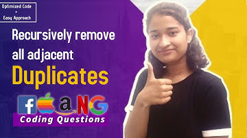 Recursively remove all adjacent duplicates | Recursion | C++