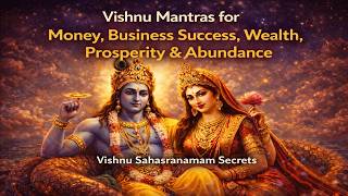 Vishnu Names for Money, Business Success, Wealth & Prosperity :- Vishnu Sahasranama Secrets