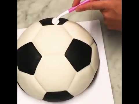 كيكة كرة القدم للاطفال ولا اسهل