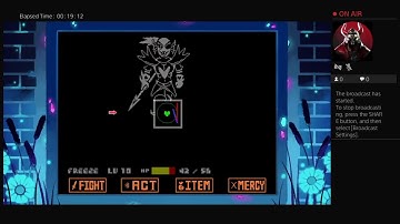 attempting to finish the genocide route in undertale