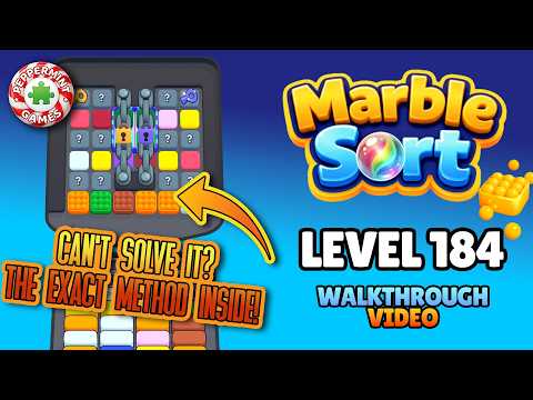 Marble Sort Level 184 Walkthrough & Solution