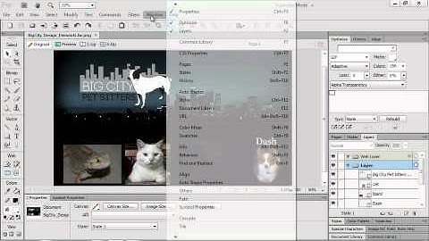 Adobe CS6 Design Web Workflow 2012 Integrating with Fireworks 02  Exploring the Fireworks Interface
