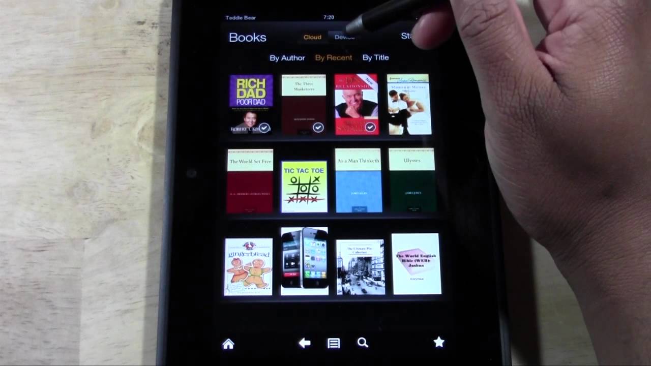 Kindle Fire HD: How to Remove Books | H2TechVideos - YouTube