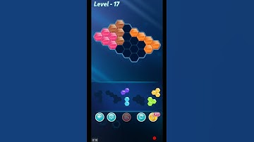 BLOCK HEXA PUZZLE LEVEL 17 ANSWERS REGULAR B LEVEL PACK