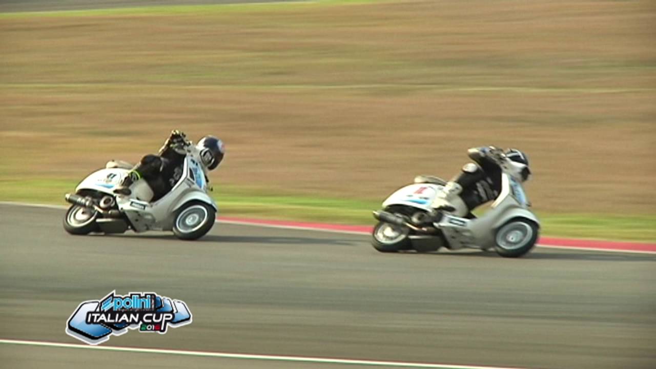 Polini Italian Cup 2016 - Vespa 171 4T - Cervesina - YouTube