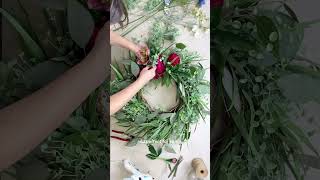 How to make a cottage style wreath for spring 🌿