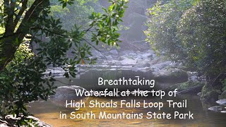 Awesome waterfall!  High Shoals Falls Loop, South Mountains/Trail Review