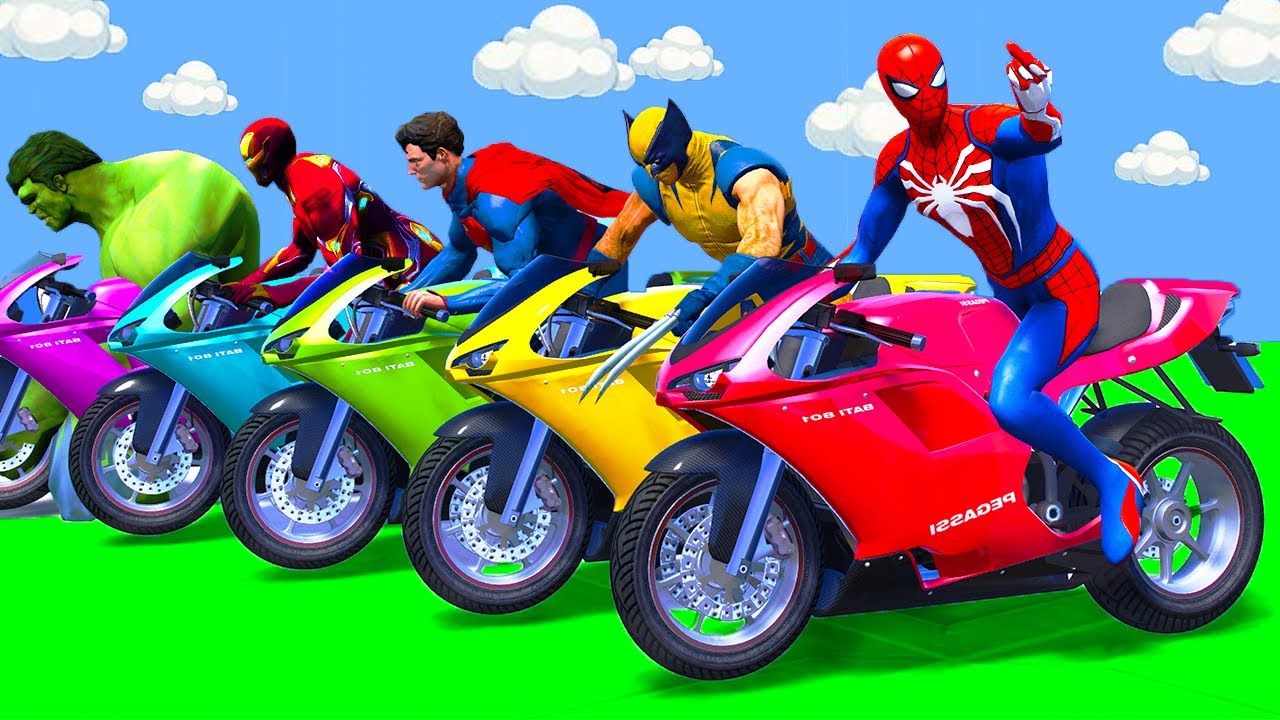 الرجل العنكبوت انقاذ باتمان Spider-Man Rescue batman vs iron man vs venom funny Game GTA 5 superhero