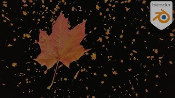 Autumn Leaves Fall Animation in Blender (English)
