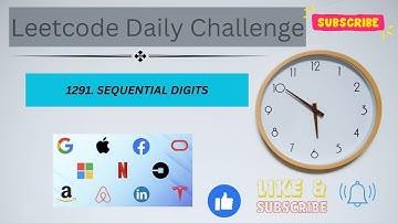 1291  Sequential Digits || Leetcode Daily Challenge || DSA