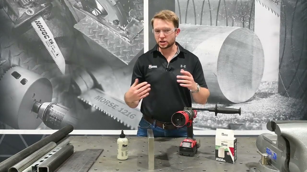 Tech Time: Using a hole saw to cut thick metal