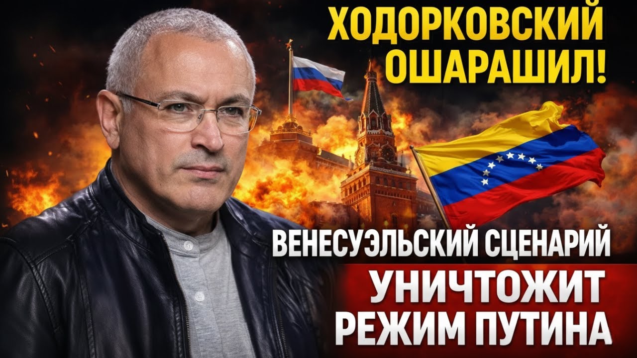 Ходорковский ОШАРАШИЛ Прогнозом вот как Венесуэльский Сценарий Уничтожит Режим Путина