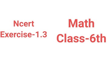 Ncert Exercise-1.3 Question | Knowing Our Numbers | Class-6 Maths