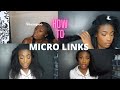 HOW TO MAINTAIN YOUR MICRO LINKS/BRAIDLESS SEWIN AT HOME|KEEPINGUPWITH LONDON