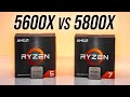 AMD Ryzen 5 5600X vs Ryzen 7 5800X - 6 or 8 Cores?
