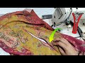 ✂️ How to Attach Zip on Back Side of Shirt | Easy Tailoring Tutorial