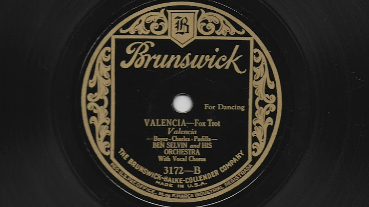 Valencia Instrumental version - Instrumental performance video thumbnail