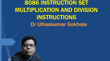 8086 INSTRUCTION SET  MULTIPLICATION AND DIVISION INSTRUCTIONS