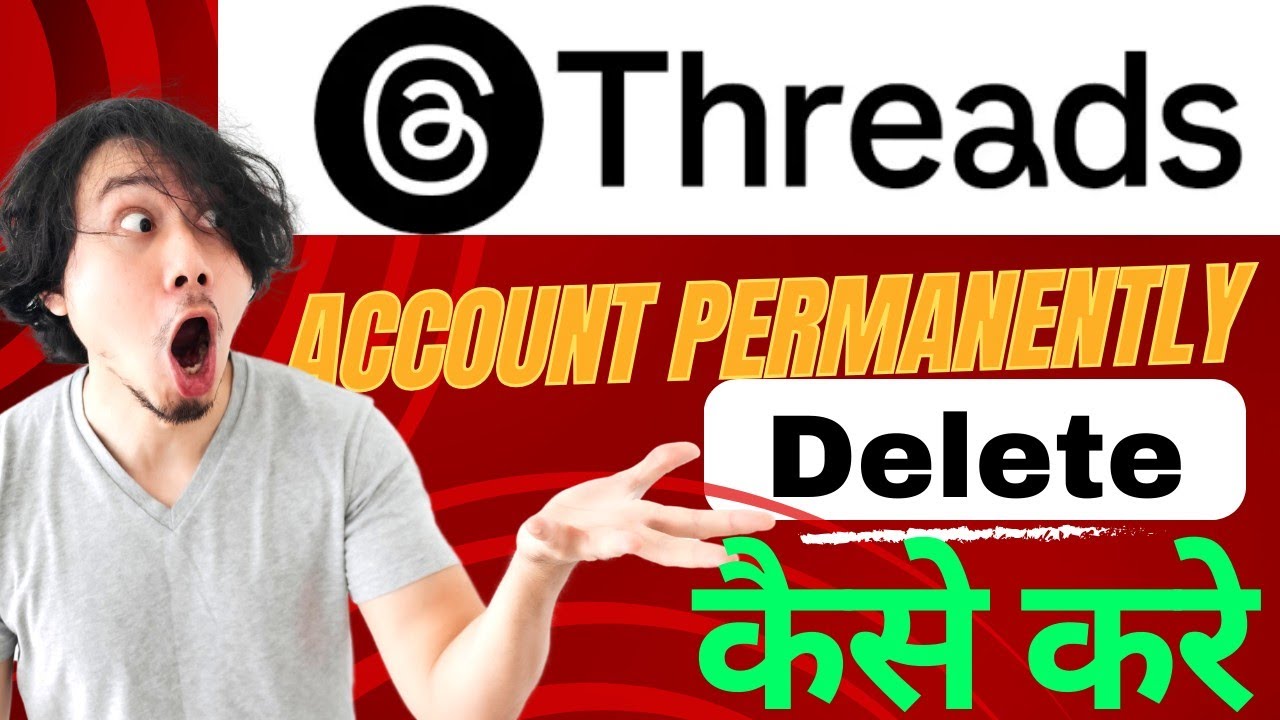 thread id delete kaise kare || thread account deactivate kaise kare