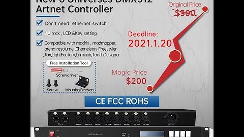 showjockey update new artnet dmx controller