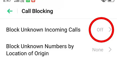 OPPO A1K Block Unknown Incoming Calls || How to Block Unknown Incoming Calls in OPPO Phone