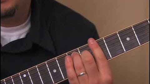 Blues Chords Guitar Lesson - Dominant 7 Chords Root on A String