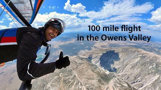 Flying 100 miles by hang-glider over the tallest mountains of California [Narrated]