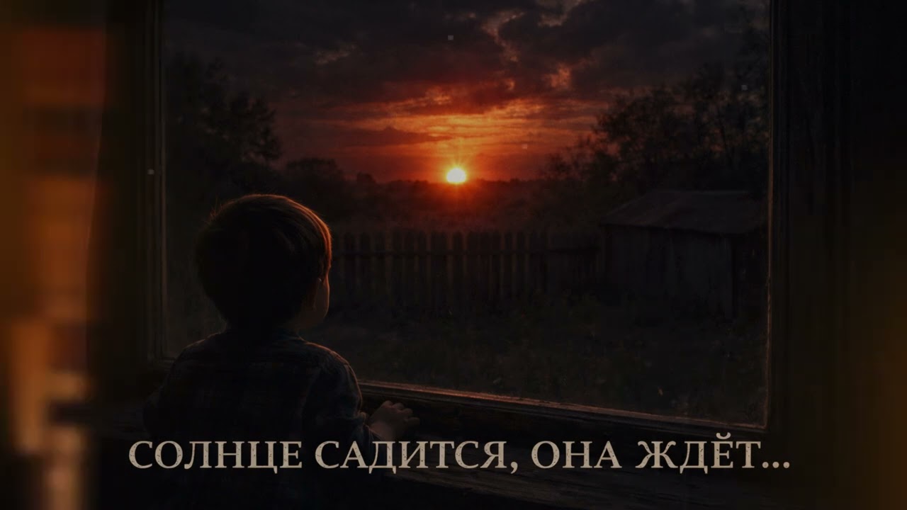 СОЛНЦЕ САДИТСЯ — Я ЖДУ МАМУ | Душевный русский шансон о детстве и ожидании