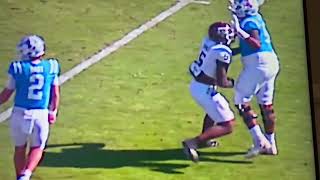 Aggies Shemar Turner Uppercuts Ole Miss Player In The Nuts Gets Ejected Texas A&M Vs Ole Miss