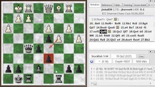 Blitz chess postmortem #298: English opening - Symmetrical defense