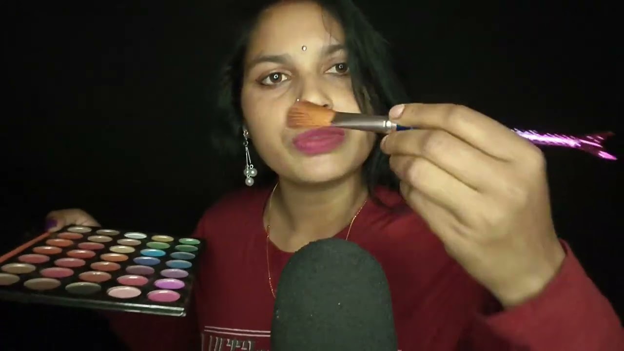 ASMR Fast And Aggressive Spit Painting Makeup 💄