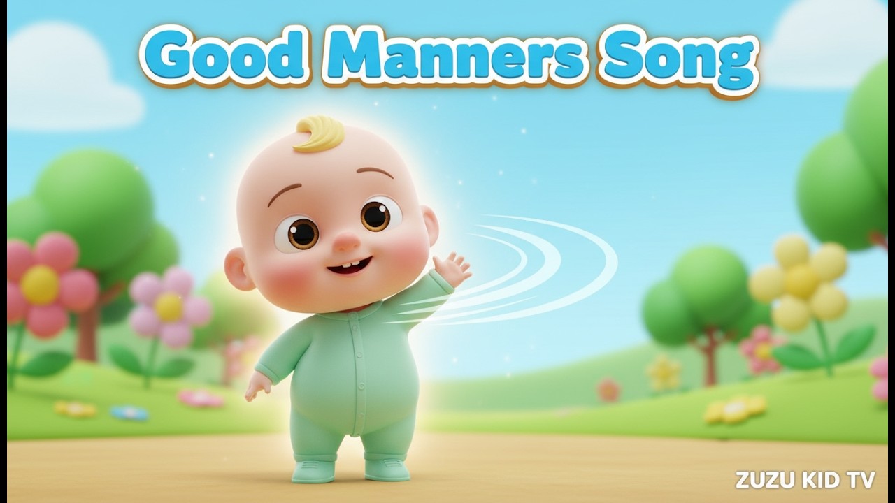 Good Manners Nursery Rhyme with Zuzu – Learn Polite Habits & Sing Along