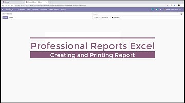 Report Designer for Odoo (XLSX, XLSM) - Step-by-Step Report Creation