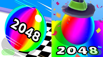 Ball Merge 2048 Vs Ball Run 2048 Android iOS Mobile Gameplay Walkthrough 36188
