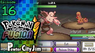 BACK FOR THE BADGE! Also... Larvitar! Pokémon Infinite Fusion Lets Play! (PewterCityJim)