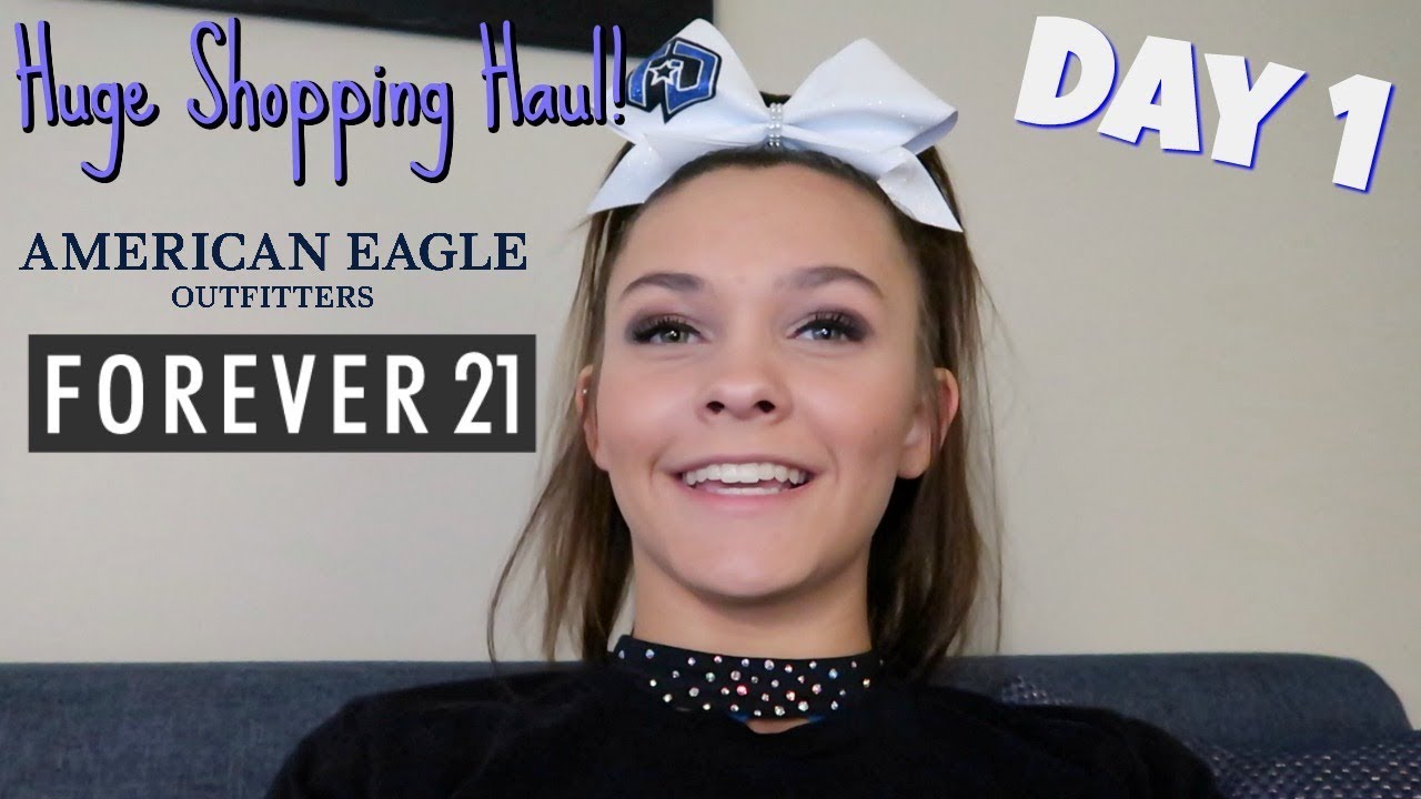 Day 1 competition! Huge shopping haul from American Eagle/Forever 21!