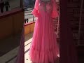 New design baby pink gown