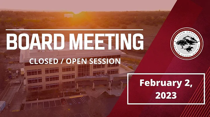 FCUSD Board Meeting 02/02/2023 - Closed/Open Session