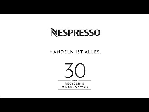 Nespresso feiert dieses Jahr 30 Jahre Recycling in der Schweiz