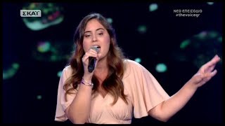 The Voice of Greece 4 - Blind Audition -  MERCY - Xristina Karydia