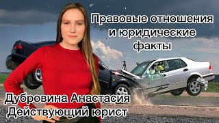 ЛЕКЦИЯ 11. ПРАВОВЫЕ ОТНОШЕНИЯ И ЮРИДИЧЕСКИЕ ФАКТЫ