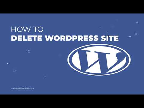 How to Delete WordPress Site?