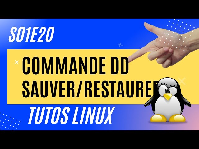 Commande DD : sauvegarder/copier un disque et le restaurer - #Linux 1.20