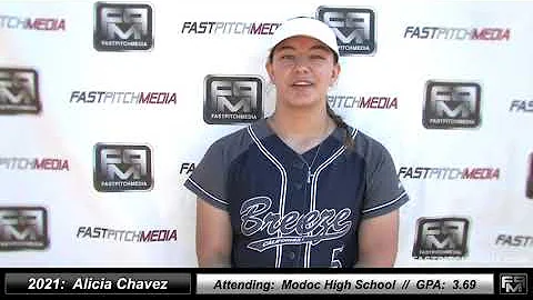 2021 Alicia Chavez Catcher and First Base Softball...