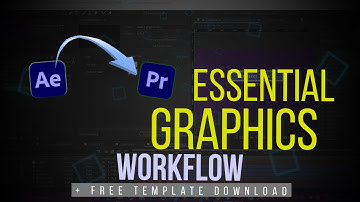 Essential Graphics After Effects To Premiere Pro WorkFlow |  Free Essential Graphics Template