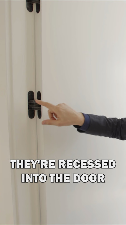 Concealed Hing Doors for a More Modern Look #door #doordesign #interiordesign