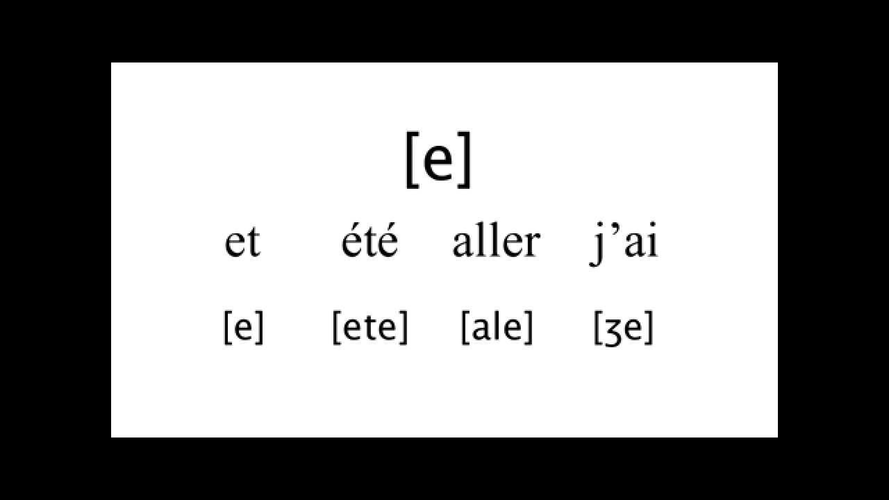 French vowels and the IPA for singers - YouTube