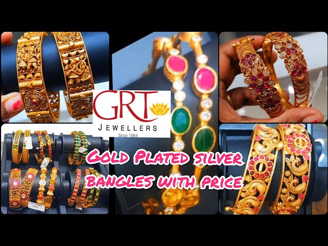 GRT Jewellery Collection✨😍 || Gold Bangles, Bracelets Design & Diamond  Rings with Weight & Price🪙💫 - YouTube
