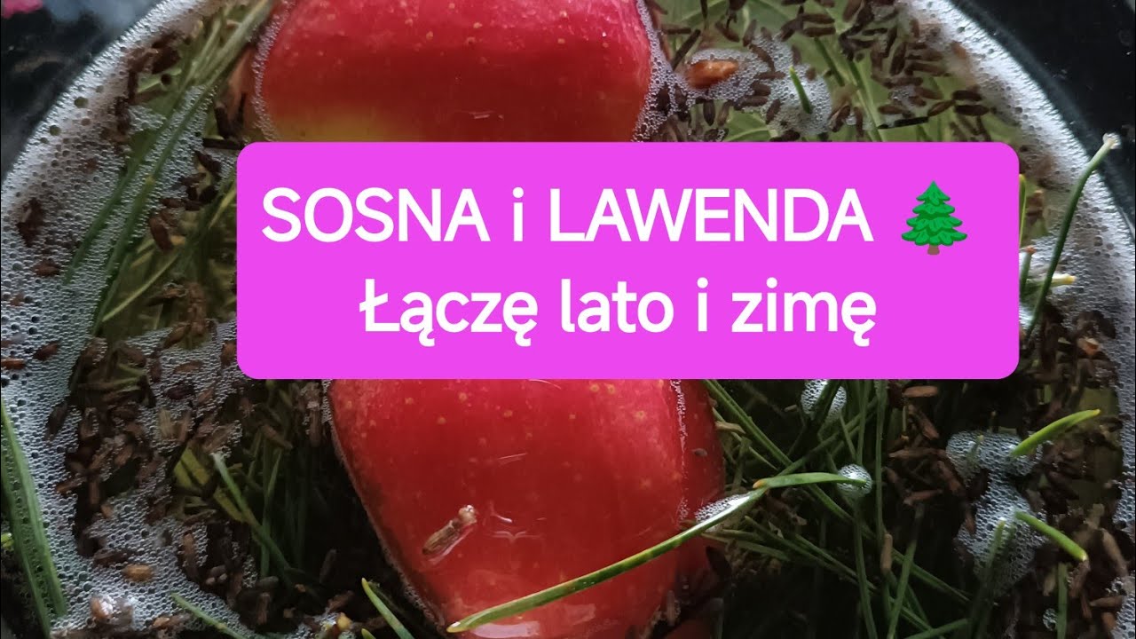 Ocet z igieł sosny i lawendy. Łączę lato z zimą 🌲💜